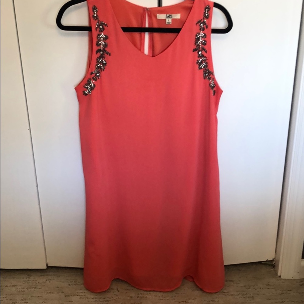 Crepe Shift Dress
